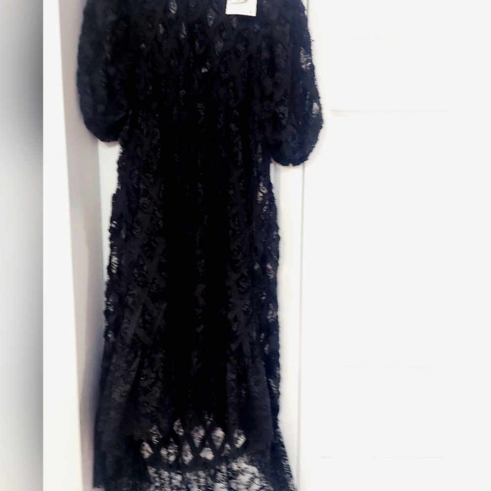 Black zara dress